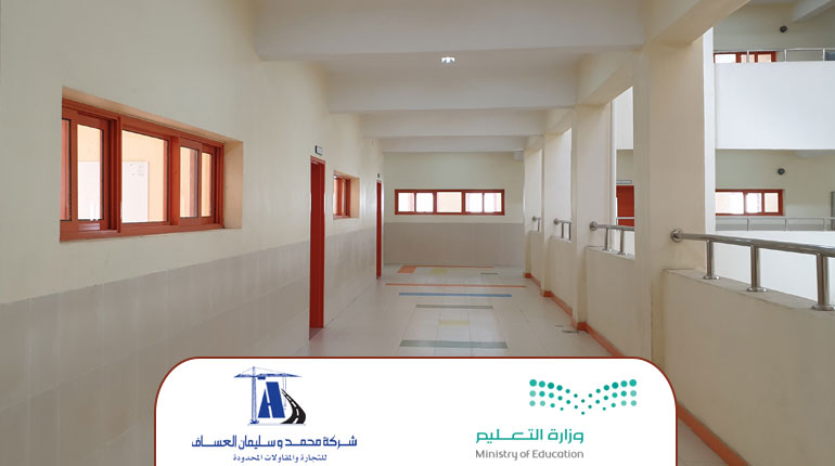 تسليم مشروع إنشاء مبنى ابتدائية الجاحظ بحي الشرفية بمحافظة جدة 