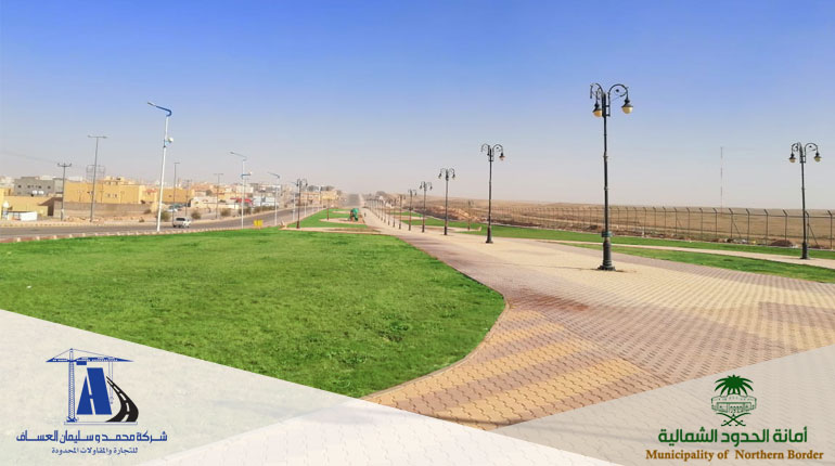 تسليم مشروع تنفيذ ميادين جديدة بمدينة عرعر