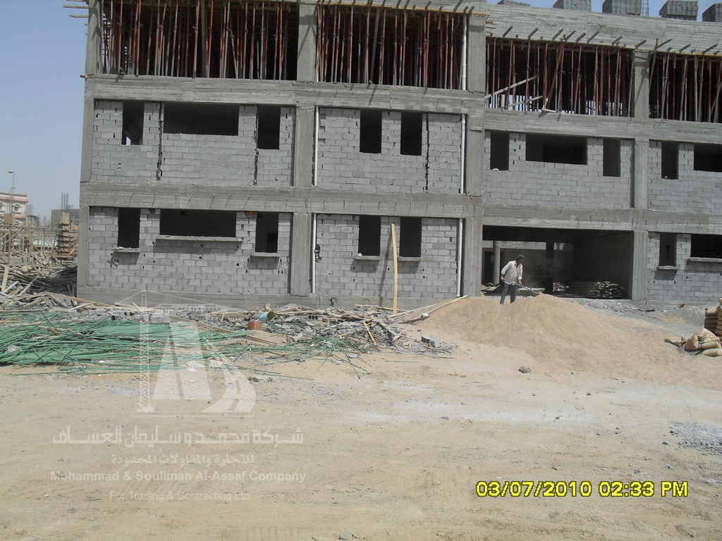 مشروع مجمع مدرسى بمخطط السنابل 273/ب/1402 التابعة لوزارة التربية والتعليم بمحافظة جدة