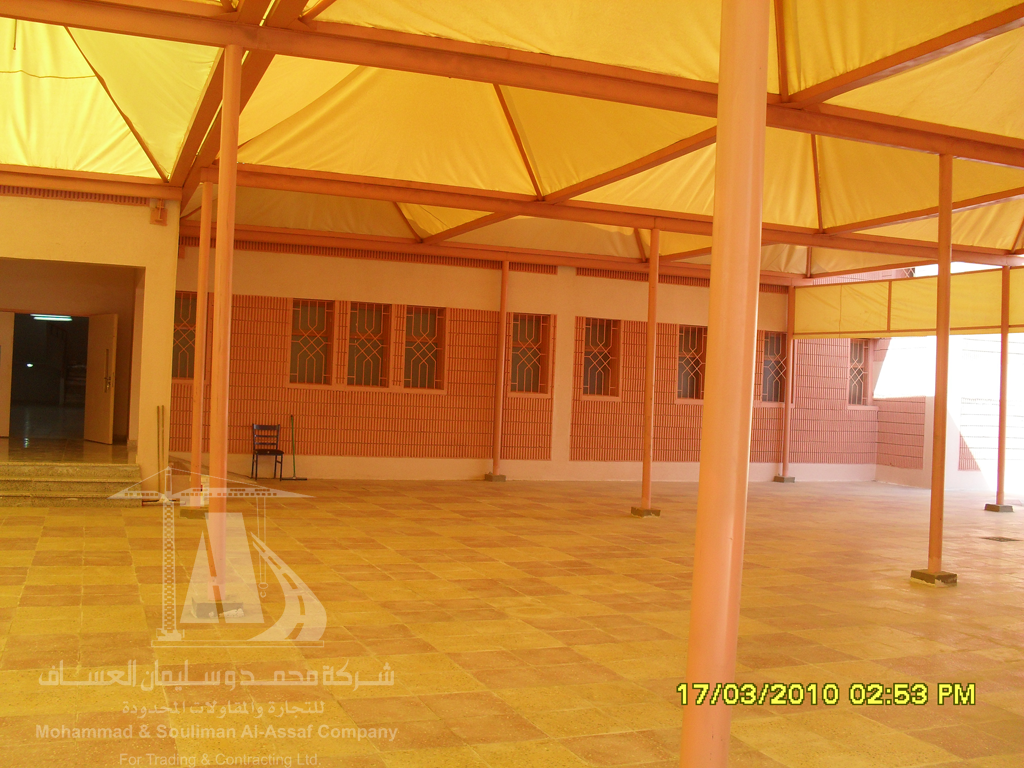 Construction of a Primary school is developed in the jawhara al-maared