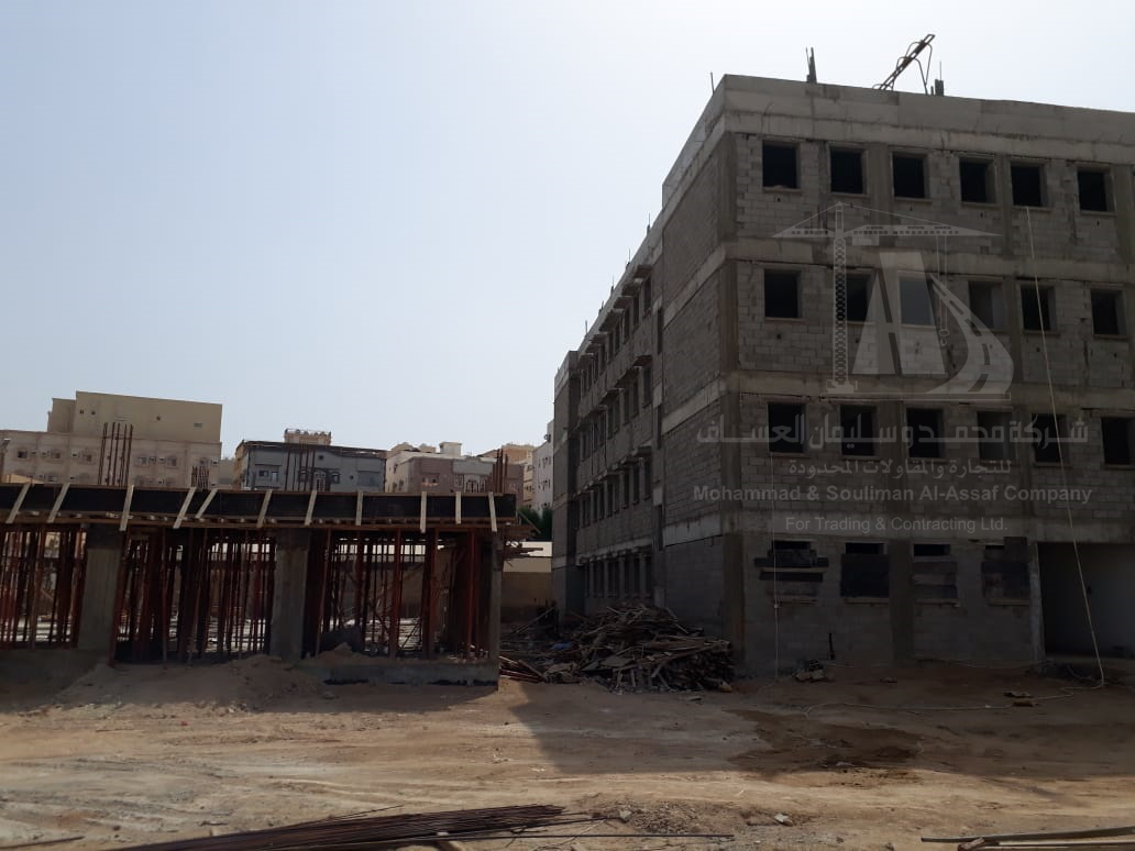 Construction of a secondary school Al-Yarmouk in  Al-Baghdadia Jeddah